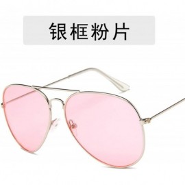 Semi-rimless Retro Round Oversized Sunglasses Men Transparent Dazzle Sun Glasses Women Vintage Metal Frame Eyewear UV400 - 5 ...