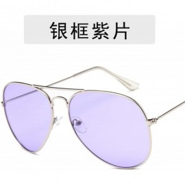 Semi-rimless Retro Round Oversized Sunglasses Men Transparent Dazzle Sun Glasses Women Vintage Metal Frame Eyewear UV400 - 5 ...