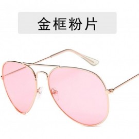 Semi-rimless Retro Round Oversized Sunglasses Men Transparent Dazzle Sun Glasses Women Vintage Metal Frame Eyewear UV400 - 5 ...