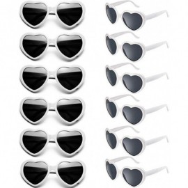 Wayfarer Dozen Pack Heart Sunglasses Party Favor Supplies Holiday Accessories Collection - Adult White - CX18G7EEDW4 $23.02