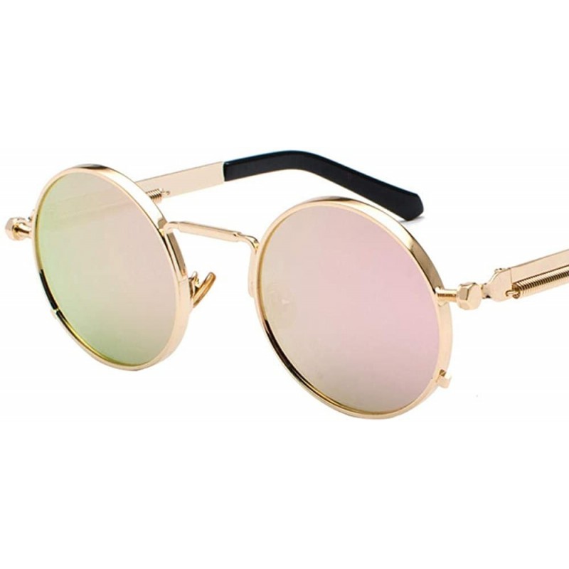 Rimless Sunglasses Men'S Tide Spring Metal Mirror Legs Personality Sunglasses Female Reflective Sunglasses - C618X7MN96D $33.64