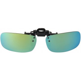 Sport Polarized Men Women Outdoor Sport Clip on Flip up Driving Sunglasses - Green Lsp101 - CU11MNV6R4J $13.85