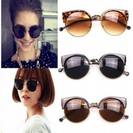 Oversized Vintage Sun Glasses For Men Sunglasses Women Original Brand Designer Women Gray - Gray - CW18YZWMKOA $11.25