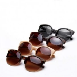 Oversized Vintage Sun Glasses For Men Sunglasses Women Original Brand Designer Women Gray - Gray - CW18YZWMKOA $11.25