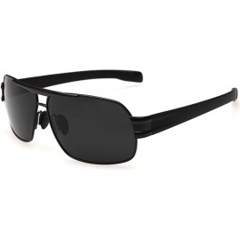 Semi-rimless Polarized Sunglasses Men Sun Glasses for Male Classic Driving Sunglasses - RS0125 C2 - C5194OKR3YH $29.74