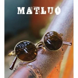 Round Retro Steampunk sunglasses metal Round sunglasses for men women portection eyes Vintage sunglasses - 10 - CL18ATS54TZ $...