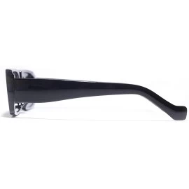 Rectangular Womens Black Rectangular Sunglasses - CP199SLS6ET $13.34