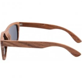 Wayfarer Polarized Bamboo Wood Sunglasses UV400 Protection-TY6016/6026 - Pear - C518I5IMX6U $28.90