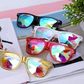 Round Fashion Oversized Round Sunglasses Men Women's Vintage Retro Mirror Glasses - Black - CT18RNYZU3R $9.07