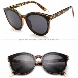 Round Mens Womens Retro Big Frame Vintage Rapper Sunglasses Eyewears - H - CV18TS3W9S6 $9.88