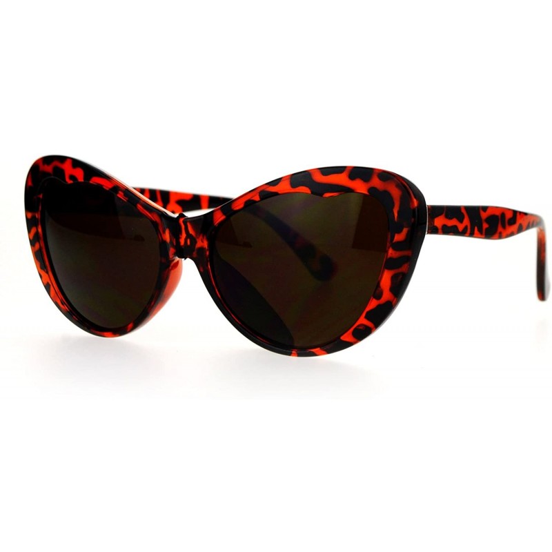 Celebrity Fashion Dark Lens Sunglasses Womens Cateye Butterfly Frame Uv 400 Tortoise Cz188hkumz5 