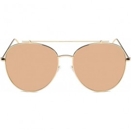 Oversized Women's 'Piper' 64mm Aviator Designer Sunglasses - CP18C9S5G3O $27.92