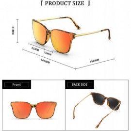 Square Fashion Sunglasses for Women Round Cat Eye with Nylon Polarized Lens Sunglasses RB-C1 - CD18AXUD8AI $36.89