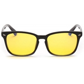 Oversized Unisex Retro Radiation Protection Anti-Blue Light Night Vision Driving Working Glasses - C1 - C012O1QHLQX $17.48