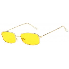 Oversized Women's Fashion Jelly Sunshade Sunglasses Integrated Candy Color Glasses - D - CP193XIH4KX $8.07