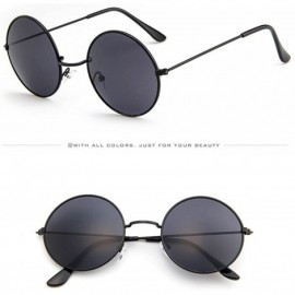 Round Vintage Round Polarized Hippie Sunglasses Small Round Polarized Sunglasses - H - CX190HXQLNY $7.49