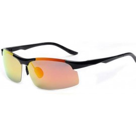 Sport Sports Sunglasses Cycling Glasses UV Protection Lens for Men and Women Running Driving Fishing Golf - Orange - CI18N9WX...