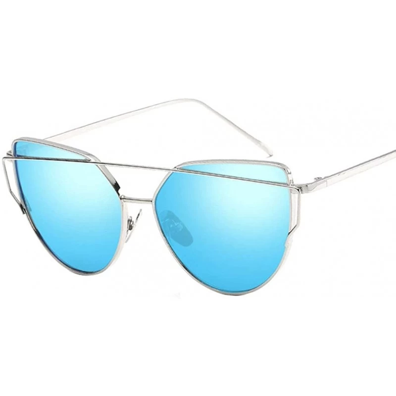 Goggle Vintage Oval Sunglasses Eyewear Goggles for Women Men Retro Sun Glasses UV Protection - Style6 - CS18RLZUQRA $6.13