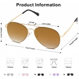 Wayfarer Classic Aviator Mirrored Flat Lens Sunglasses Metal Frame with Spring Hinges SJ1030 - CF12MAPE4TV $16.94