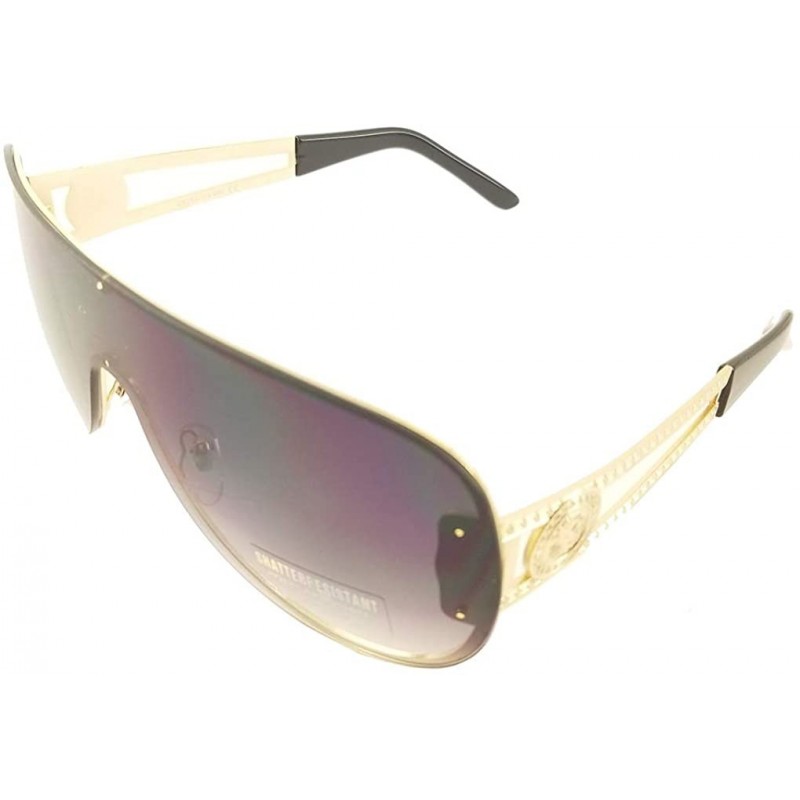 Cat Eye Frameless Sunglasses Vintage Mirrored Womens UV 400 - Grey ...