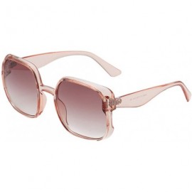 Wrap Female Fashion Pop Sun Eye Glass Irregular Sunglasses Glasses Vintage Style - A - CK18TN9COWY $9.63