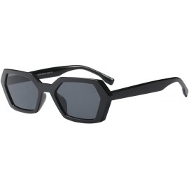 Wayfarer Vintage Retro Man Ladies Sunglasses with UV 400 Protection and Glasses Case - Black - C818G7ZLME8 $8.77