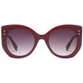 Oversized Fashion Cat Eye Sunglasses for Women Retro Oversized Square Sunglasses - A - CS190HXOSQR $9.74