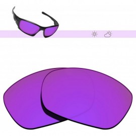 Sport 100% Precise-Fit Replacement Sunglass Lenses Ten X OO9128 - Polarized Deep Purple Mirror - CL18CK78YCW $19.51