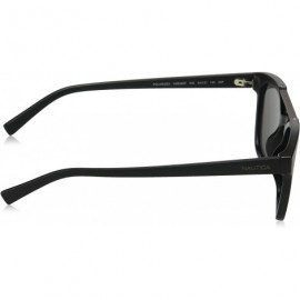 Rectangular Men's N3638sp Rectangular Sunglasses - Matte Black/Blue Polarized - CE18Q72C70R $40.90