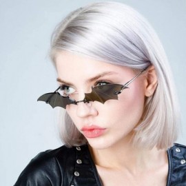 Rimless Sunglasses Luxury Rimless Glasses Eyeglasses - Black - CE190L8WXS4 $12.05