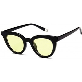 Cat Eye Cat Eye Sunglasses Women Lady Sun Glasses For Female Vintage Shades Eyewear - Black Red - CB198XSL402 $7.81