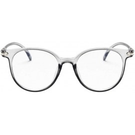 Sport Spectacle Optical Frame Glasses Clear Lens Computer Anti-Radiation Eyeglasses - Gray - C118S66YSDW $9.34