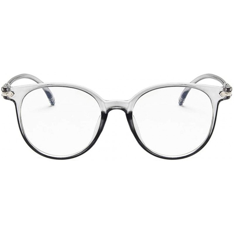 Sport Spectacle Optical Frame Glasses Clear Lens Computer Anti-Radiation Eyeglasses - Gray - C118S66YSDW $9.34