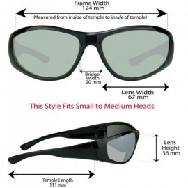 Wrap Bifocal Sunglasses Mirror Mens Wraparound Nearly Invisible Reader Line - Black and Grey Combo - CT18LAAHA5H $18.04