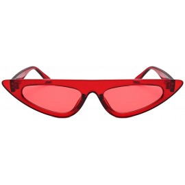 Rimless Stylish Sunglasses for Men Women 100% UV protectionPolarized Sunglasses - Wine Red - CM18S8LMCCE $6.53