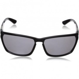 Square Cutout Polarized Sunglasses - Black - CJ11IF8MWRP $32.97