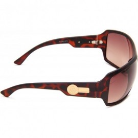 Rectangular Men's R1162 Wrap Sunglasses - Tortoise - CW1176184OH $34.57