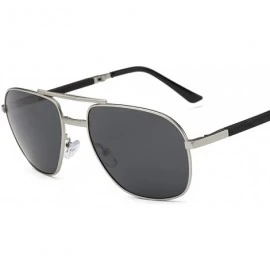 Goggle Unisex Men Women Fashion Polarized Sunglasses Foldable Easy Carry Eyewear Sunglasses - Silver - C818WQWKD3M $16.73