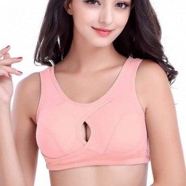 Sport Air Permeable Cooling Summer Sport Yoga Wireless Bra - E-pink - C518U8HOX45 $9.69