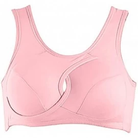 Sport Air Permeable Cooling Summer Sport Yoga Wireless Bra - E-pink - C518U8HOX45 $9.69