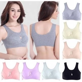 Sport Air Permeable Cooling Summer Sport Yoga Wireless Bra - E-pink - C518U8HOX45 $9.69