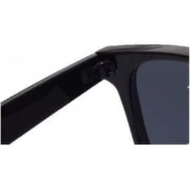 Goggle Classic 80's Vintage Style Design Polarized Sunglasses - Black - CQ12DZL49L3 $11.66