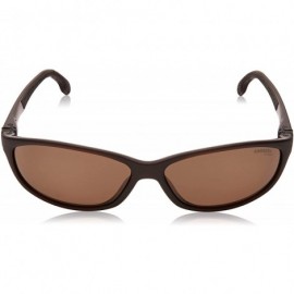 Sport sunglasses (5052-S 4INSP) Matt Brown - Dark Brown - Brown grey black polarised lenses - C918Z3ZH5ZS $44.65