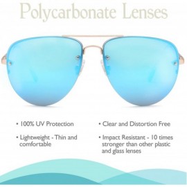 Round UV400 Womens Round CatEye Sunglasses with Design Fashion Frame and Flash Lens Option - CL18GDREXWY $9.60