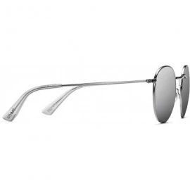 Round Icon - Round Women's & Men's Sunglasses - 50 mm - Silver / Silver - CW18DK3TDXS $36.76