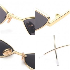 Cat Eye Cat Eye Sunglasses Women Retro Cute Small Sun Glasses Female Accessories Summer - Black - CN18DK0C28Z $11.06