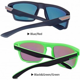 Rectangular Retro Polarized Sunglasses for Men and Women Classic Vintage Square Sun Glasses UV400 Protection - CX196WQIZ8N $2...