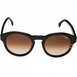 Round CA165/S Unisex Oval Sunglasses - Black/Brown Gradient - CA180W590TE $53.61