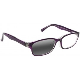 Rectangular Womens Photochromic Progressive Multifocal Reading Glass Multiple Focus Eyewear UV400 Sun Readers - Purple - CB19...