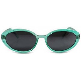 Cat Eye Vintage Fashion Womens Cat Eye Sunglasses - Green - CW18ECDI3TI $15.18